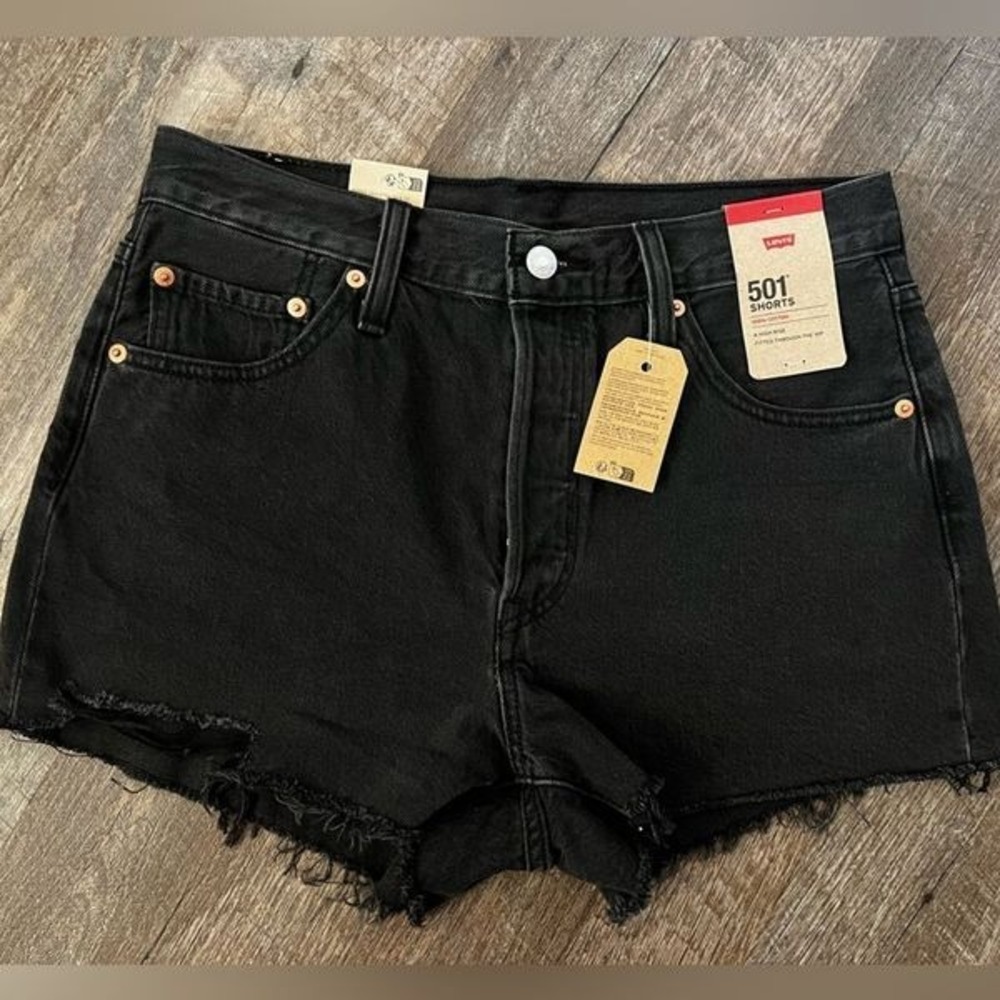 Levi's 501 Original Jean Distressed Shorts-Size 29